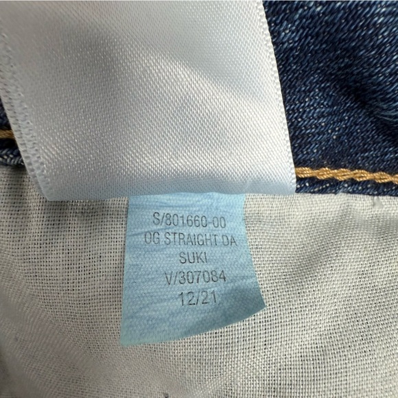 OLD NAVY High Waisted O.G. Straight Ankle Jeans Cut Off Hem Plus 26W Suki NWT - Picture 9 of 9